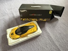 BRAND NEW 1:18 HOT WHEELS ELITE LAFERRARI YELLOW MODEL CAR GIALLO BBR MR  