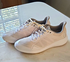 FootJoy Flex Men s Spikeless Golf Sneakers White/Gray Mesh Lace-Up Low Top
