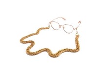 Eyeglasses Gold Double Chain, Sunglasses Chain, Reading Glass Chain Fashion