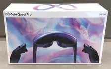 Meta Quest Pro VR Headset 256GB Black XR2+ Mixed Reality New Sealed