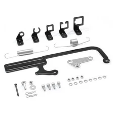 304147 EZ EFI Car Cable Mounting Kit Steel Throttle Cable Bracket, Black