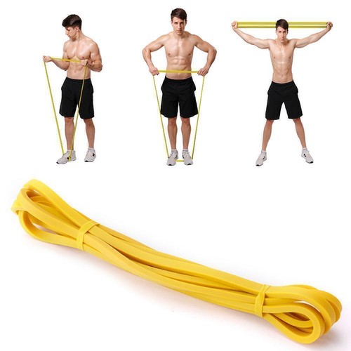 Elastic Resistance Band Exercise Expander Stretch Fitness Belt Y4U4 ღ Pul K CS - Picture 11 of 11