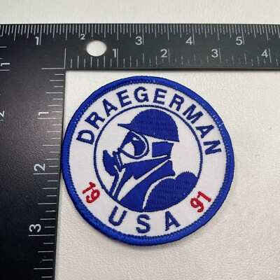 Dragerman Mine Rescue 1991 Drägerman MINE RESCUE DRAEGERMAN USA Patch 32CC | eBay