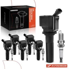 A-Premium 6x Ignition Coil & IRIDIUM Spark Plug Kit for Chevrolet Trailblazer