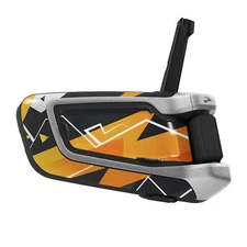 For Cardo Packtalk Bold Vinyl Protective Decal Abstract Orange