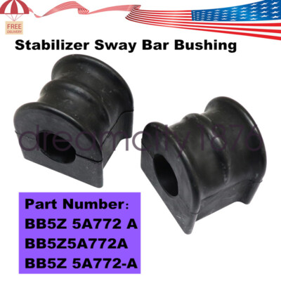 Pair Rear LH RH Black Stabilizer Sway Bar Bushing for Ford Explore Flex Taurus