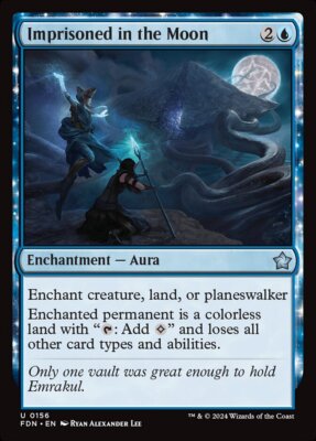 MTG Magic the Gathering Imprisoned in the Moon (156/789) Foundations LP