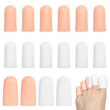 10/8 pc Gel Toe Cap Silicone Toe Protector Toe Guards Cushion for Corn Callus