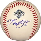 MAX SCHERZER Signed Official 2019 WORLD SERIES Baseball w/ Beckett (BAS)