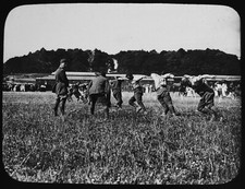 RAF / ARMY SPORTS DAY NO7 AUSTRALIAN TUG O WAR C. WW1 Magic Lantern Slide PHOTO