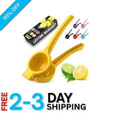 Lifetime  Metal Lemon Squeezer - Comfortable Citrus Juicer for All Ages