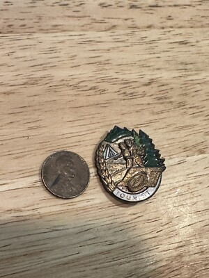GERMAN EARLY YOUNG TOURIST BOY SCOUT PIN BADGE numbered