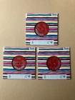 3 X THE BEATLES Love Me Do 7" VINYL SINGLE - 50Th Anniversary - Mispress MINT