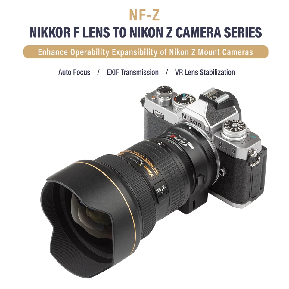 Viltrox NF-Z Auto Focus FTZ Lens Mount Adapter Nikon F Lens to Z Mount Cameras - Image 4 of 4