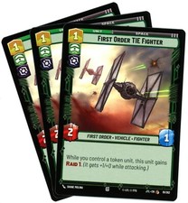 x3 First Order TIE Fighter - 81 - Jump to Lightspeed - SWU - Star Wars