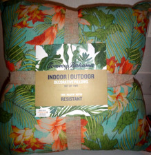 TOMMY BAHAMA 2-PC SET Indoor  Outdoor Floral Tropical Pillows Water Resistant