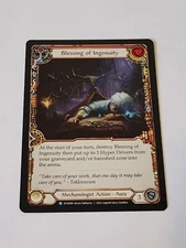 Blessing of ingenuity (red) Rare Dynasty Flesh and blood Tcg NM