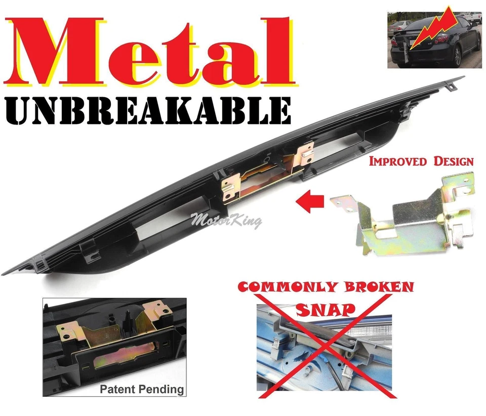 Tailgate Hatch Door Handle Garnish Carbon Fiber Upgraded For Scion tC w/ Bracket - Image 2 of 4