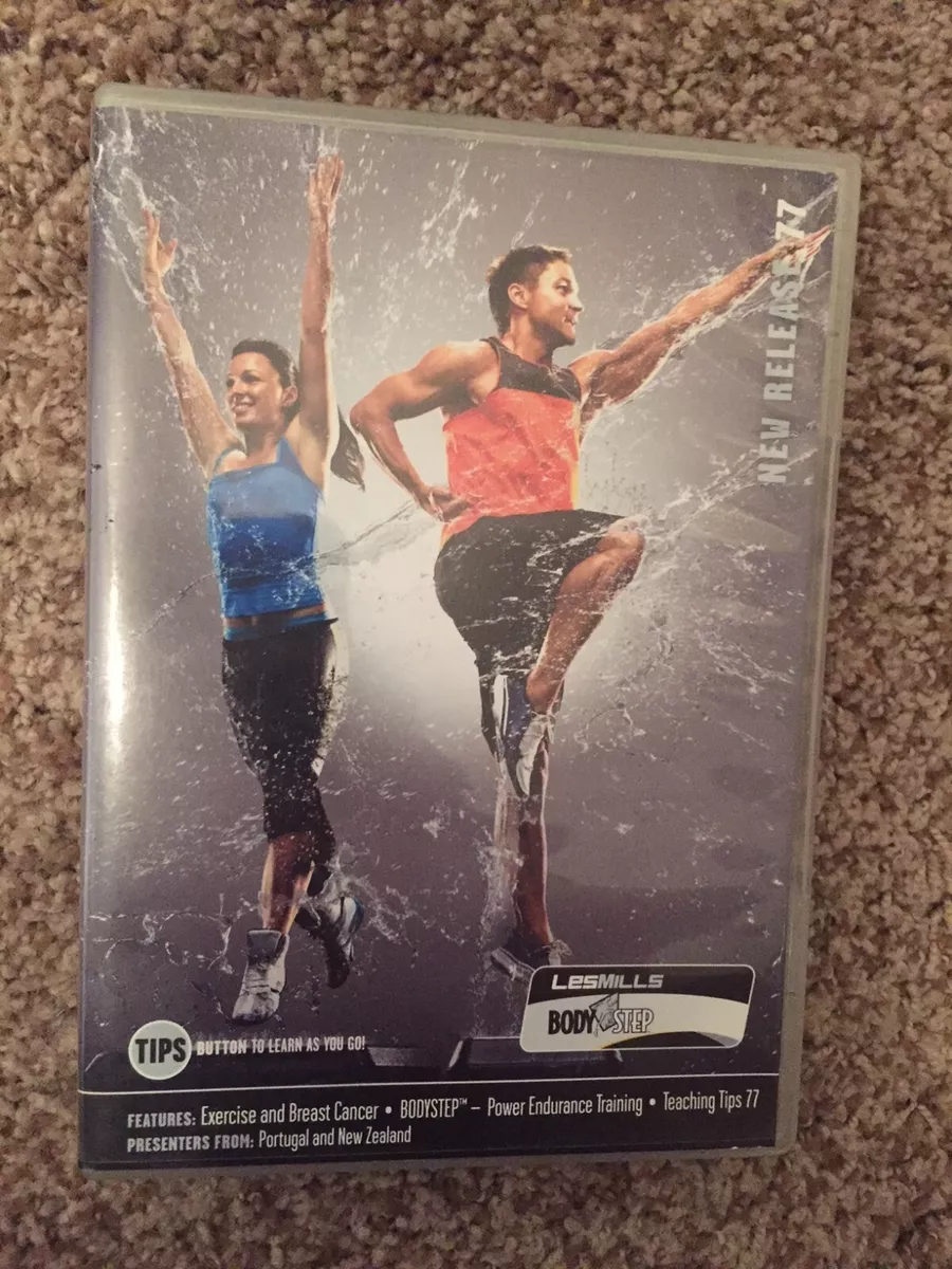 Les Mills BODYSTEP 77 video CD NOTES body step. Partial kit