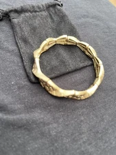 Vintage  Gold Stretch Bracelet Unisex See Description For Details