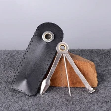 3-in-1 Knife Pipe Tool Tobacco Pipes Scraper Cleaning Accessories With PU Bag