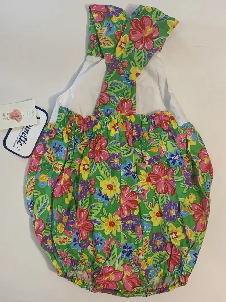 Mameluco Floral Bebé Primavera Tulipán Jardín Multicolor Una Pieza 12 Meses - Etiquetas Nuevas Foto 2 de 4