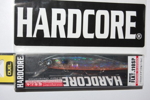 Leurre Yo Zuri Duel Hardcore Minnow Flat 110SP – Suspending – 110mm 15.5g – R1362-GSPS