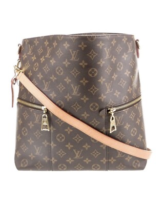 Louis Vuitton Melie Bucket Bag Medium Brown Canvas