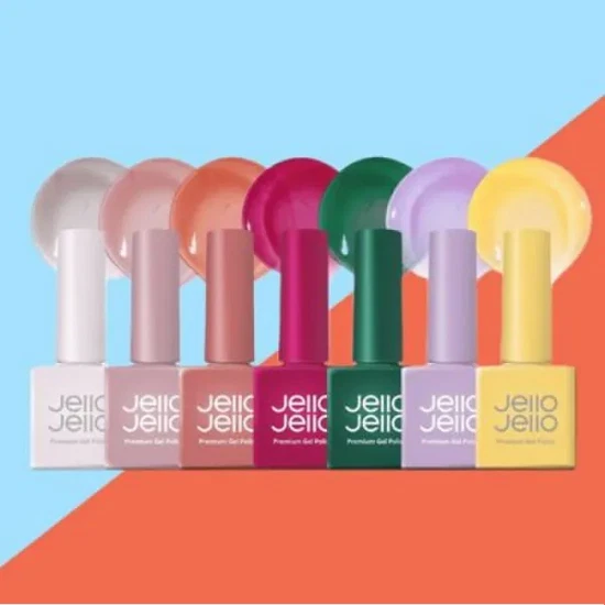 Jello Jello Autumn Syrup Gel Edition Gel Nail Polish 7Color Set,Premium gel nail