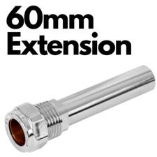 For Chrome Radiator Valve Extension 60mm