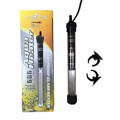 Hepo Submersible Aquarium Fish Tank Tropical Heater Thermostat HP-605 25 to 300w - Image 1 of 4