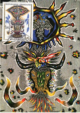 1493 + FDC     CARTE   1er JOUR   TAPISSERIE  DE  JEAN  LURCAT  AUBUSSON