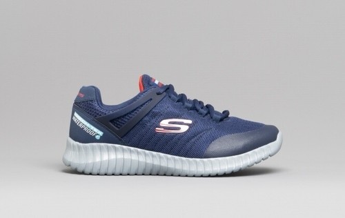 navy waterproof trainers