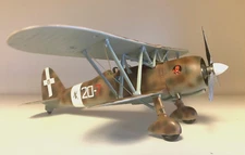 FIAT CR-42 “FALCO” WW2 ITALIAN FIGHTER scale 1/40 (rare) PRO-BUILT