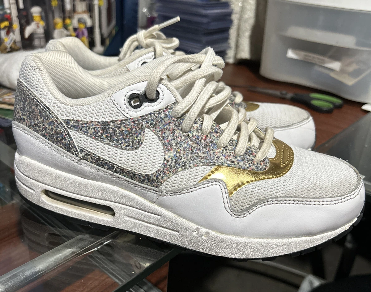 Nike Air Max 1 SE White Multi Gold W for sale | eBay