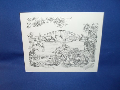 SYDNEY’S MAGNIFICENT OPERA HOUSE A PORTFOLIO OF 6 DRAWINGS BY CEDRIC EMANUEL - Bild 2 von 7