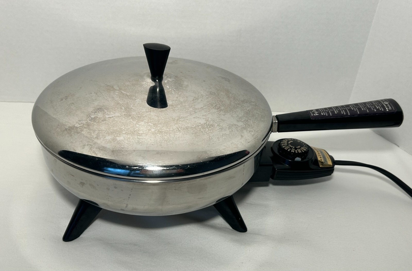 Farberware Electric Skillet 10.5" Perfect Heat Fry Pan 300B Stainless