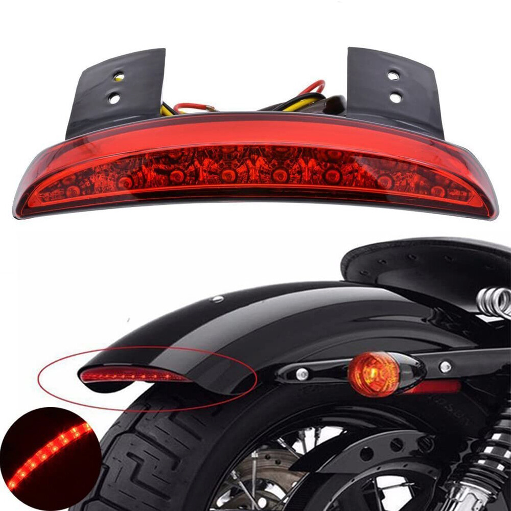 L&R Turn Signals LED Brake Rear Tail Light For Motorcycle Chopper