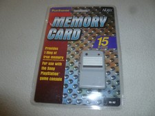 NEW SEALED NUBY SONY PLAYSTATION MEMORY CARD 15 BLOCKS NB-107