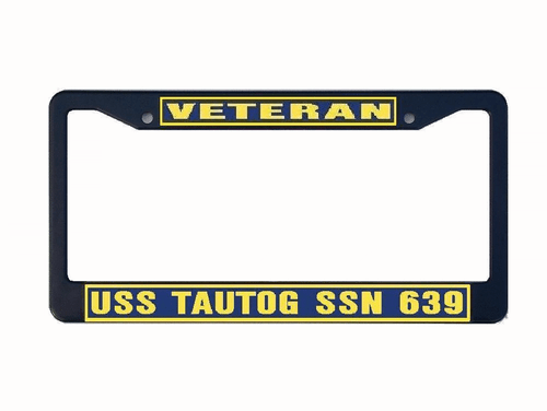 USS TAUTOG SSN 639 Kennzeichenrahmen U S Navy Militär Auto-LKW-Wohnmobil Tierarzt - Bild 3 von 8