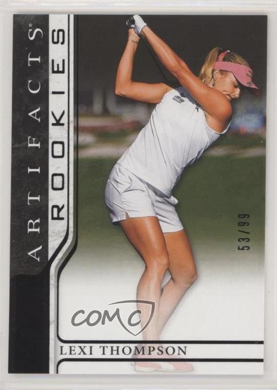 2021 Upper Deck Artifacts Rookies Black 53/99 Lexi Thompson #76 5vc