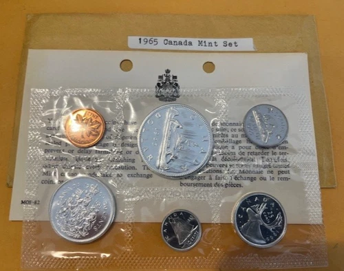 1965 CANADA_ SILVER_ PROOF LIKE _MINT SET