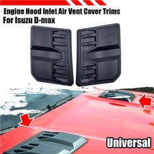 For Ford Ranger Xl Xlt S Black Air Flow Scoop Hood Intake Vent Bonnet Cover Trim