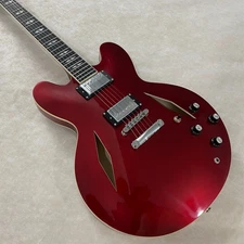 DG 335 Electric Guitar HH Pickups Maple Body HOT METALLIC RED ship from US