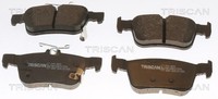 Triscan Bremsbelagsatz Scheibenbremse 8110 40072 FüR Honda Civic Ivtec FC9 Vtec
