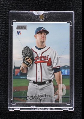 2018 Topps Stadium Club Topps Vault Blank Back 1/1 AJ Minter #67 Rookie RC 0eq6