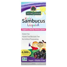 Nature s Answer Sambucus Kid s Formula 4 000 mg 8 fl oz 240 ml Alcohol-Free,