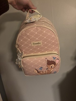 Disney Bambi Backpack Primark Collab Pink Mini Bag New With  display picture 1