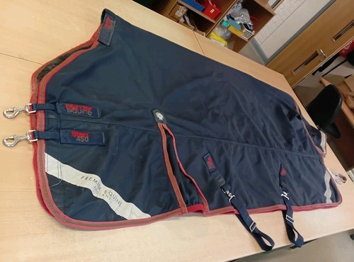 Premier Equine Titan Weidedecke 450g schwer 6ft 3in Navy (HAP)