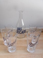 ANIS RICARD Carafe Und 6 Gläser   Reprodukti...